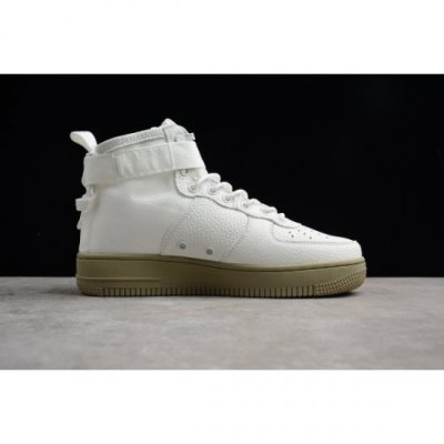 Nike Erkek Sf Air Force 1 Mid Beyaz Kaykay Ayakkabı Türkiye - MKIL4BRQ